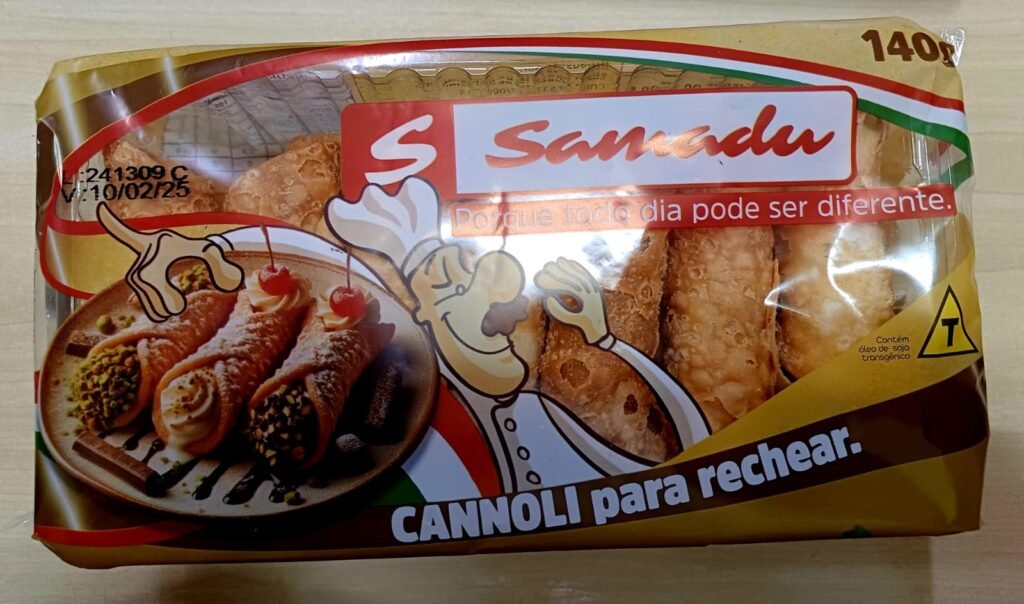 CANUDO frito para rechear Samadu 140g canudo frito - Distribuidora Pão ...